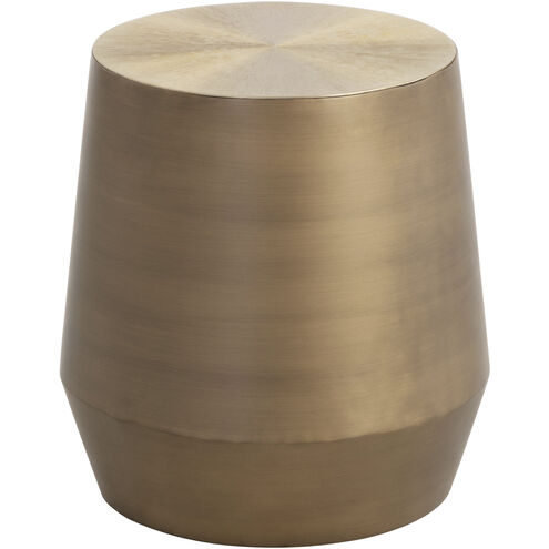 Creed 18.5 X 17.5 inch Antique Gold End Table